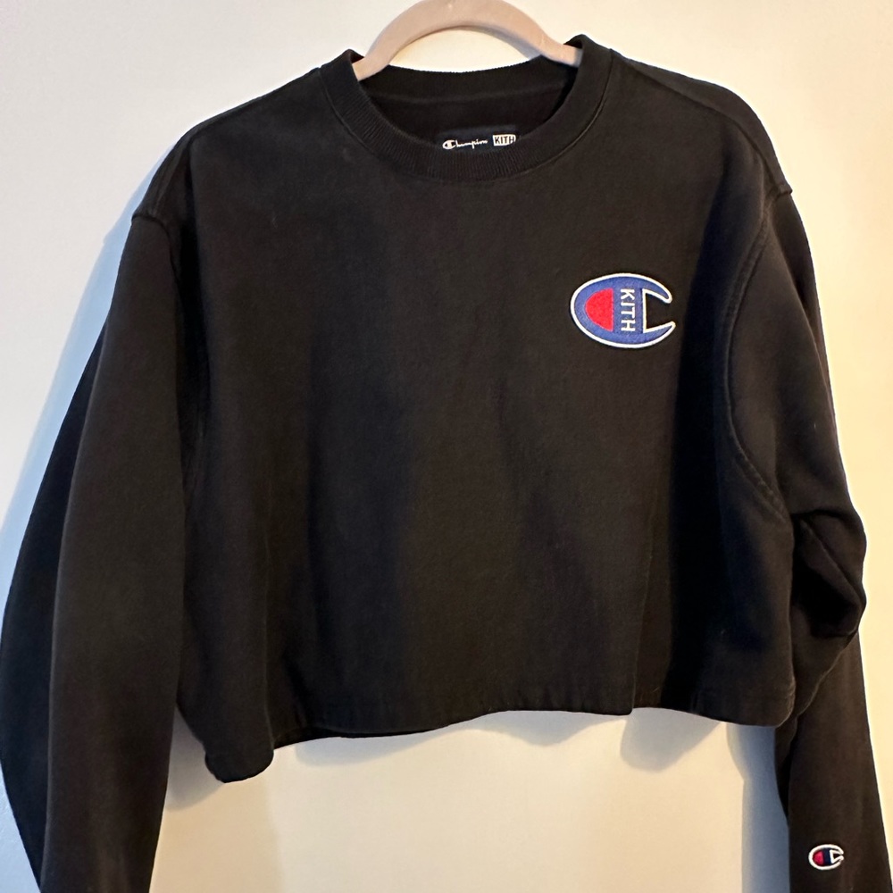 Champion x KITH cropped sweatshirt